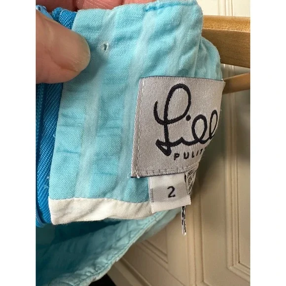 Lilly Pulitzer Blue Mini Dress - Size 2 - Picture 3 of 5